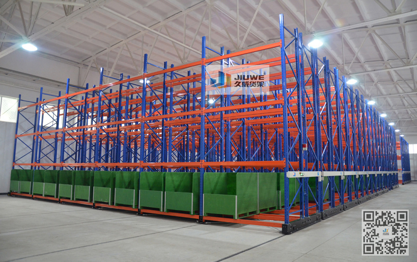 A certain navy logistics department warehouse electric mobile shelves successfully completed