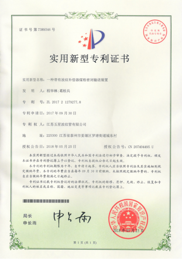 Certificate of Honor