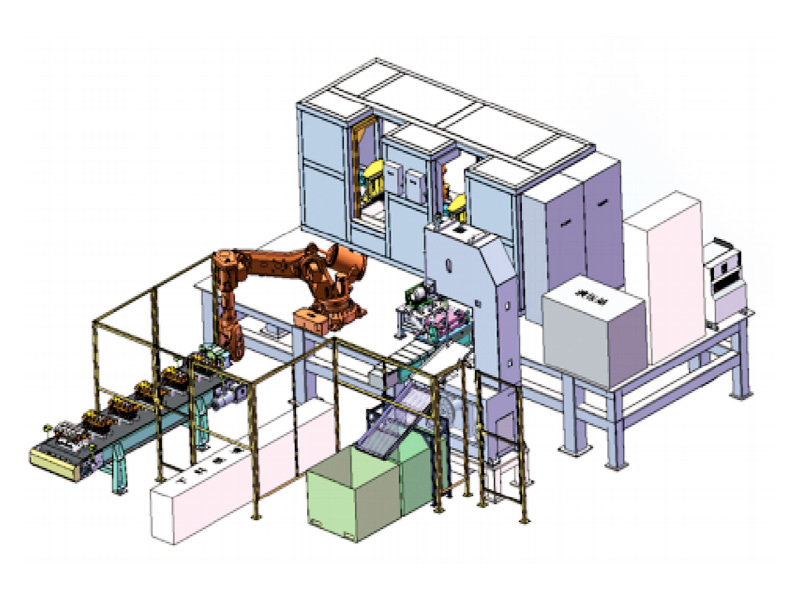 全自動(dòng)鋁合金鑄件清整生產(chǎn)線