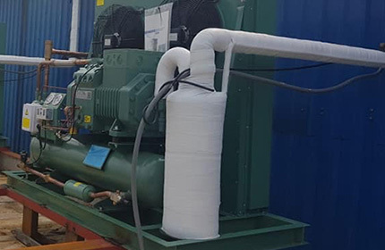 Bizter Comp. Condensing Unit & Evaporator for Freezer Room in Trinidad