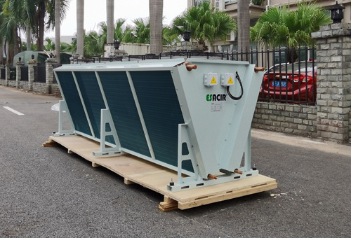 Air Cooling Bitzer Comp. Racks Condensing Unit for Blast Freezer in Fiji