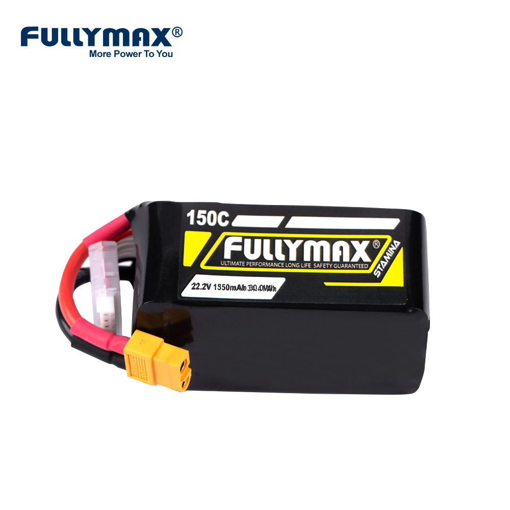 Fullymax FPV Quad Battery 1350mAh 150C 22.2V 6S1P 30.0Wh