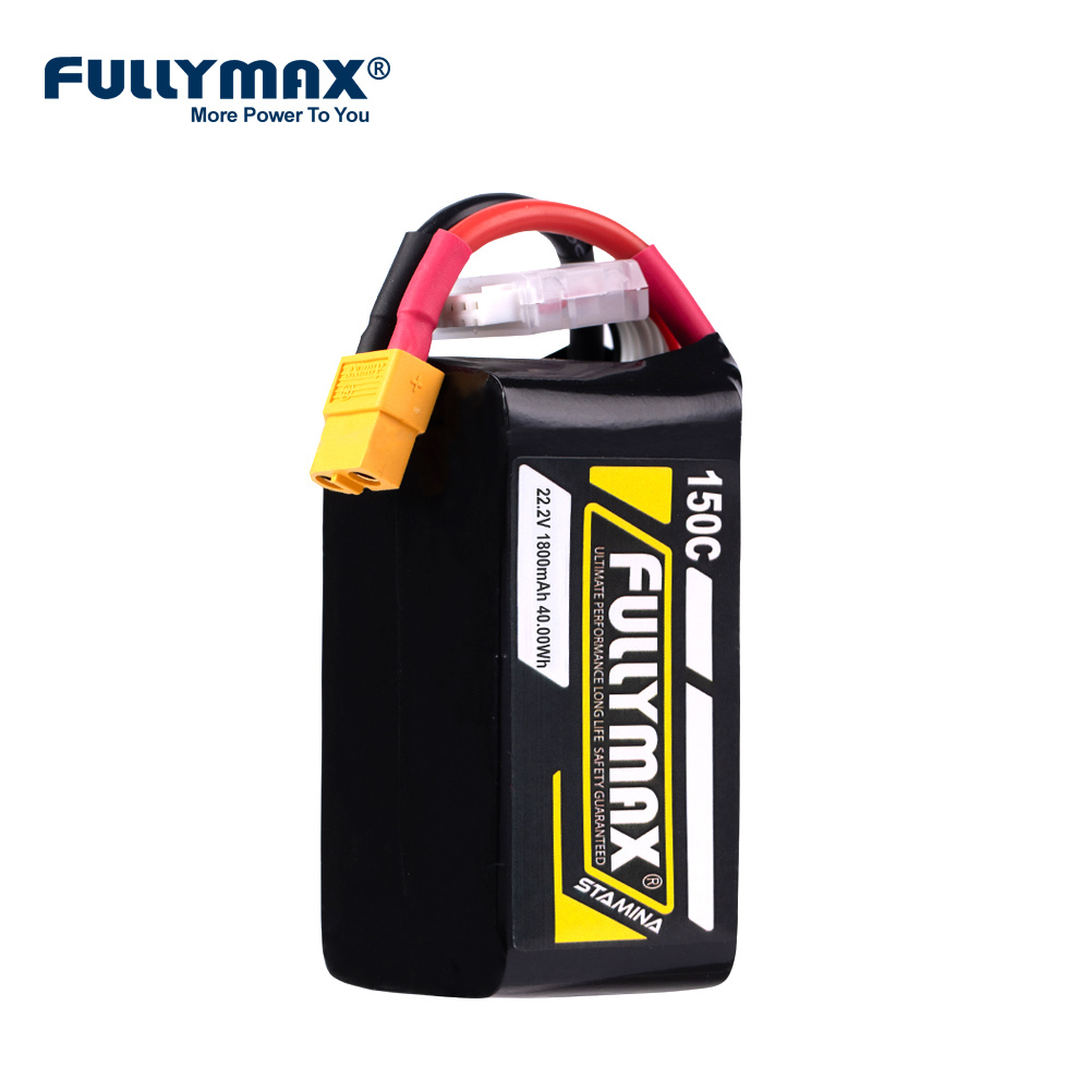 Fullymax FPV Quad Battery 1800mAh 150C 22.2V 6S1P 40.0Wh