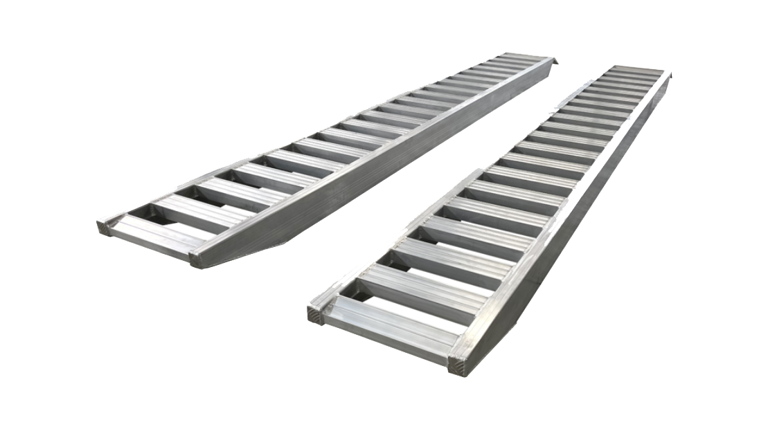 Heavy-duty aluminum ramp