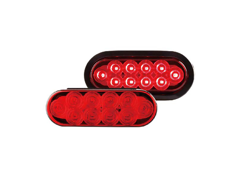 13.2060118 2060178 6'' Oval Light Stop_Turn_Tail - Red