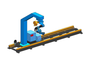 Rail traveling system