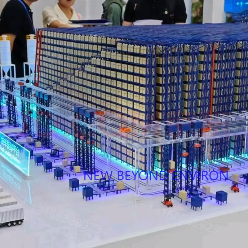 Automatic elevated shelf three-dimensional cold storage