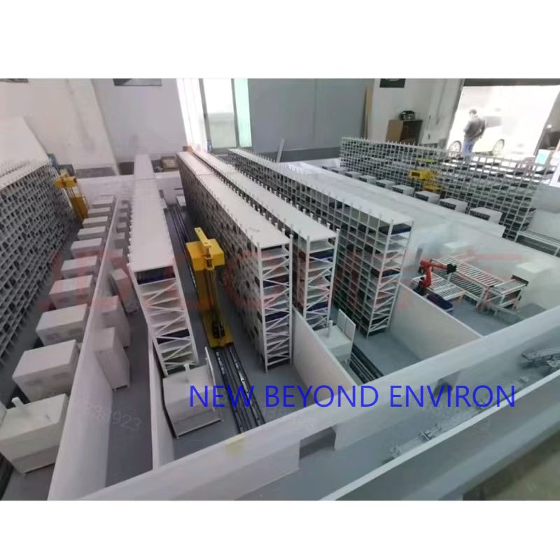 Automatic elevated shelf three-dimensional cold storage