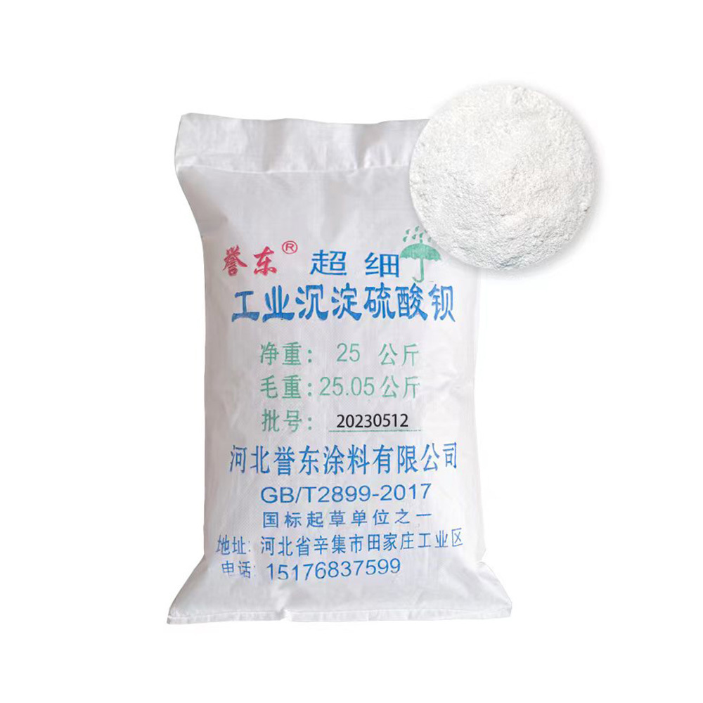 Ultrafine precipitated barium sulfate