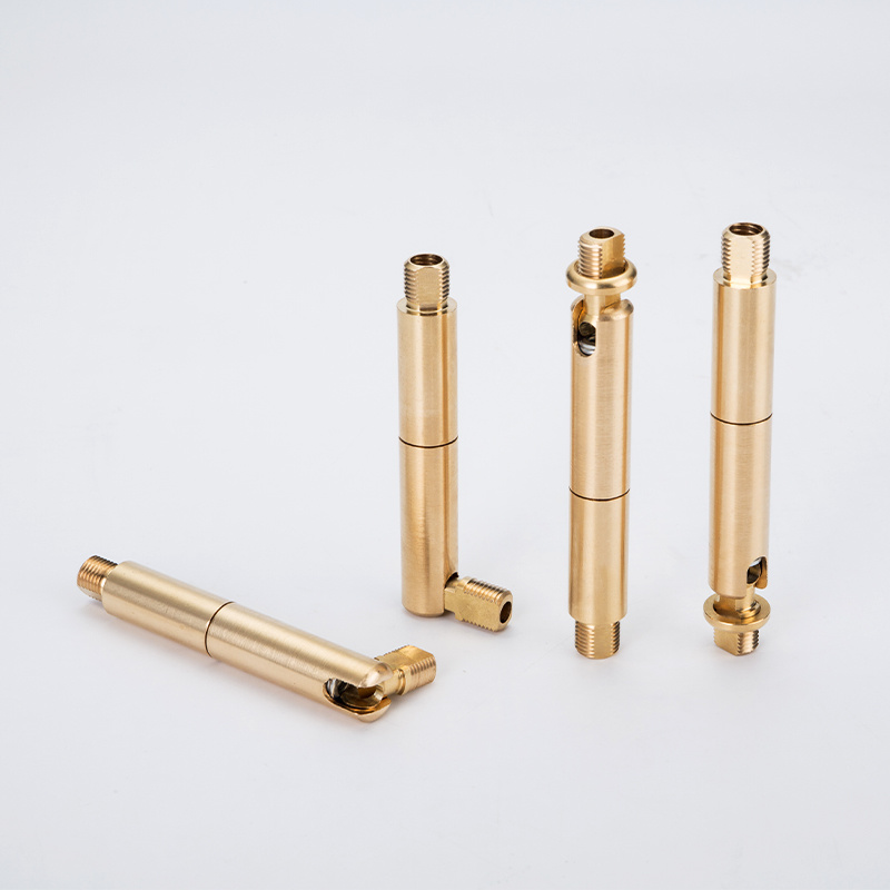 Brass 90 Degree Swivel Joint With M8/M10 Thread For Lamp