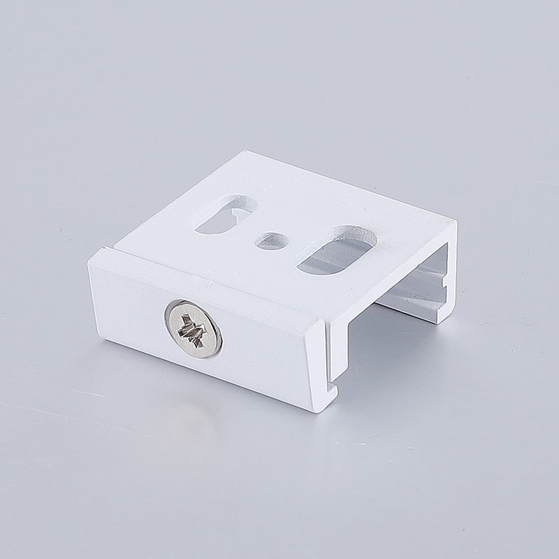 Black/white aluminium clip for Commercial lifhting