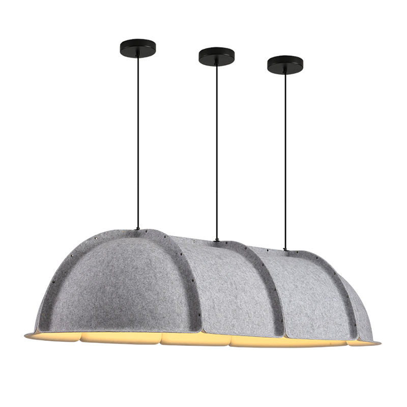 Acoustic sound-absorbing lamp