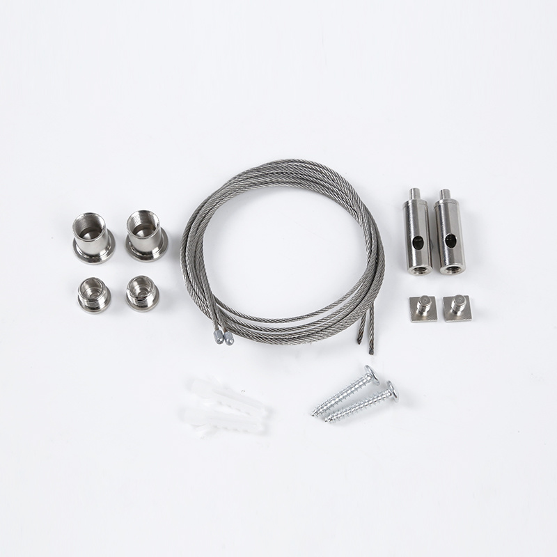 stainless steel wire ceiling hanging chandelier kit