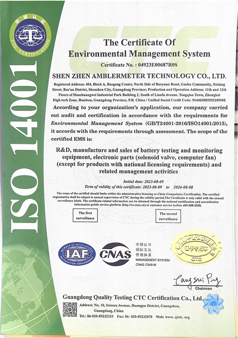 ISO14001 CERTIFICATE ISO14001 CERTIFICATE