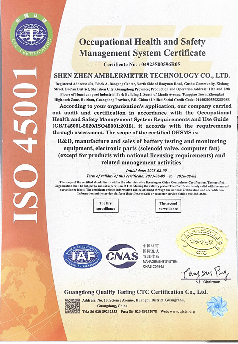 ISO45001 CERTIFICATE ISO45001 CERTIFICATE