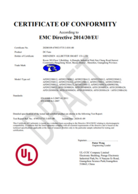 UL CERTIFICATE UL CERTIFICATE