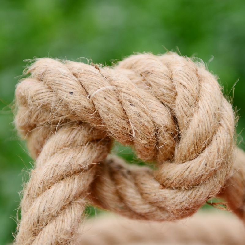 Flat Knot Method of Hemp Rope Knotting