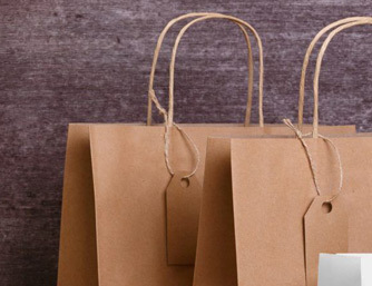 Flat Round Handle Bag