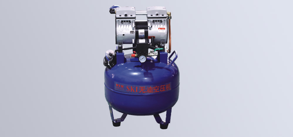 Oil free silent dental compressor