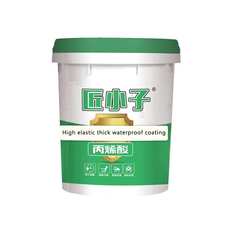 Waterborne polyurethane waterproof coating
