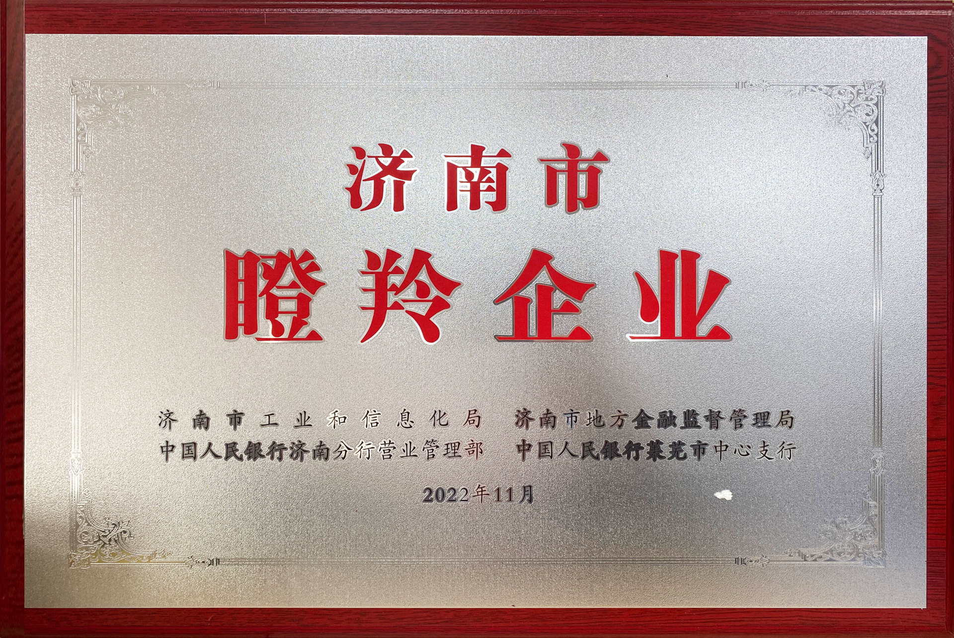 济南市瞪羚企业