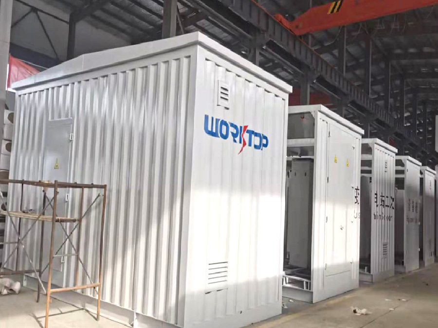 The use of prefabricated compartments has greatly improved the efficiency of on-site construction