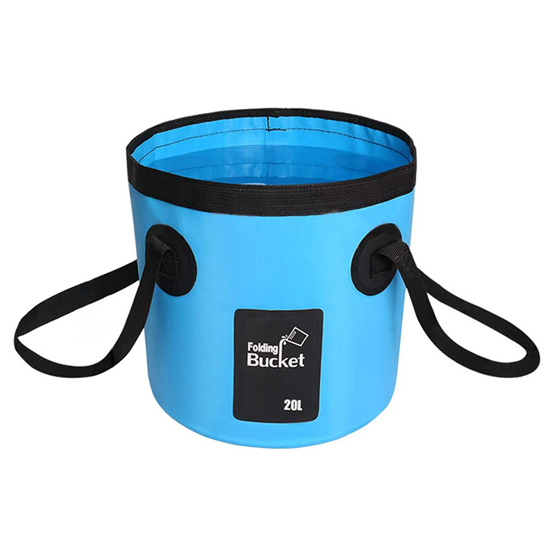 folding bucket for camping, hiking, fishing