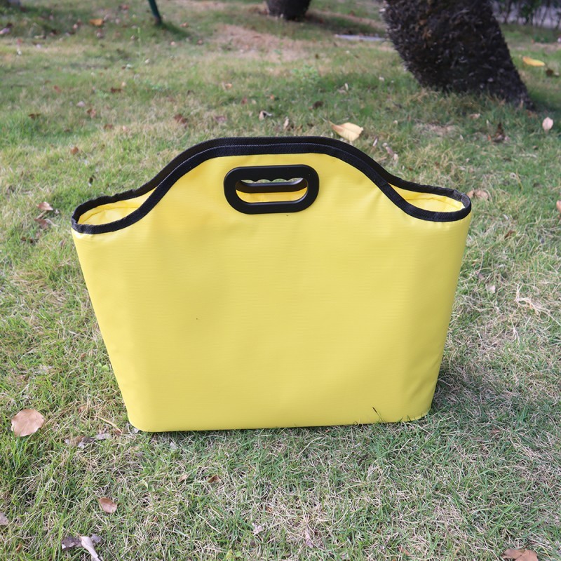 New Simple Design Custom Logo PVC Insulated Cooler Bag Portable Tote Lunch Bag Box for Women Men Fashion Outdoor Picnic Bags