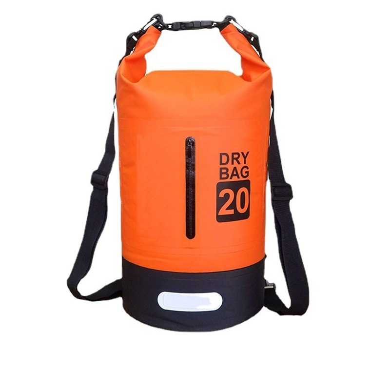 Outdoor Hiking Camping Waterproof PVC Dry Bag 5L 10L 20L 30L 40L Roll Top Sack Dry Bag Backpack