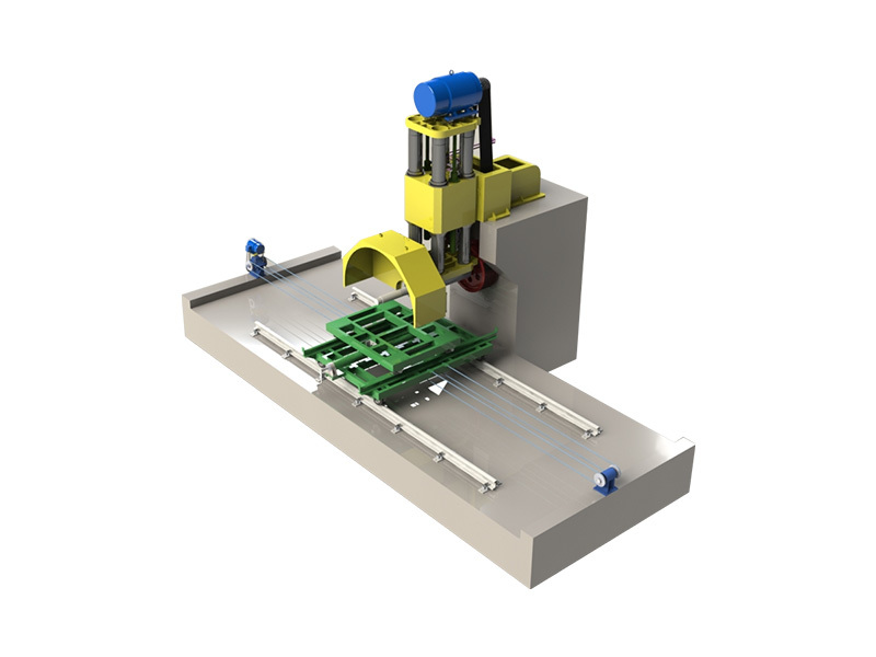 Single Arm Hydraulic Multi-discs Stone Cutting Machine Single Arm Hydraulic Multi-discs Stone Cutting Machine