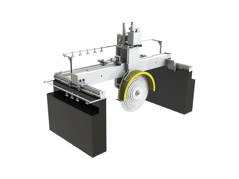Gantry combined stone saw is a mechanical equipment used for cutting stone