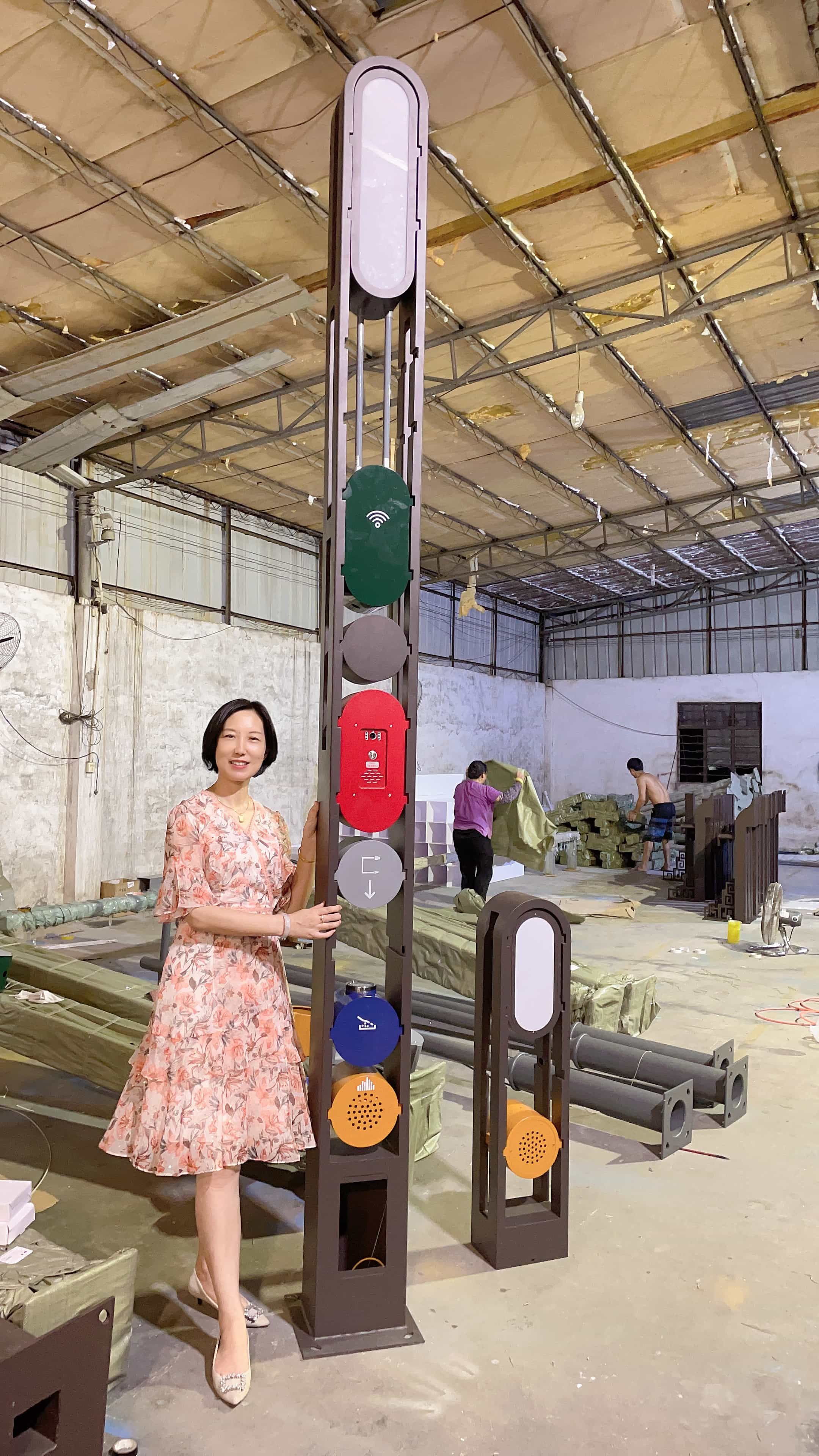 Shenzhen Pingshan Research Base Smart Street Lamp-Smart Garden Lamp Shenzhen Pingshan Research Base Smart Street Lamp-Smart Garden Lamp