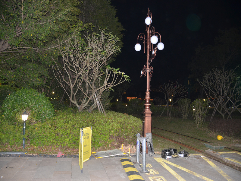 Dongguan Huawei headquarters intelligent barrier street lamp Dongguan Huawei headquarters intelligent barrier street lamp