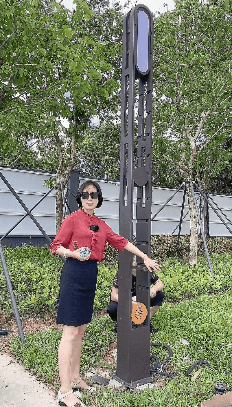 Shenzhen Pingshan Research Base Smart Street Lamp-Smart Garden Lamp Shenzhen Pingshan Research Base Smart Street Lamp-Smart Garden Lamp