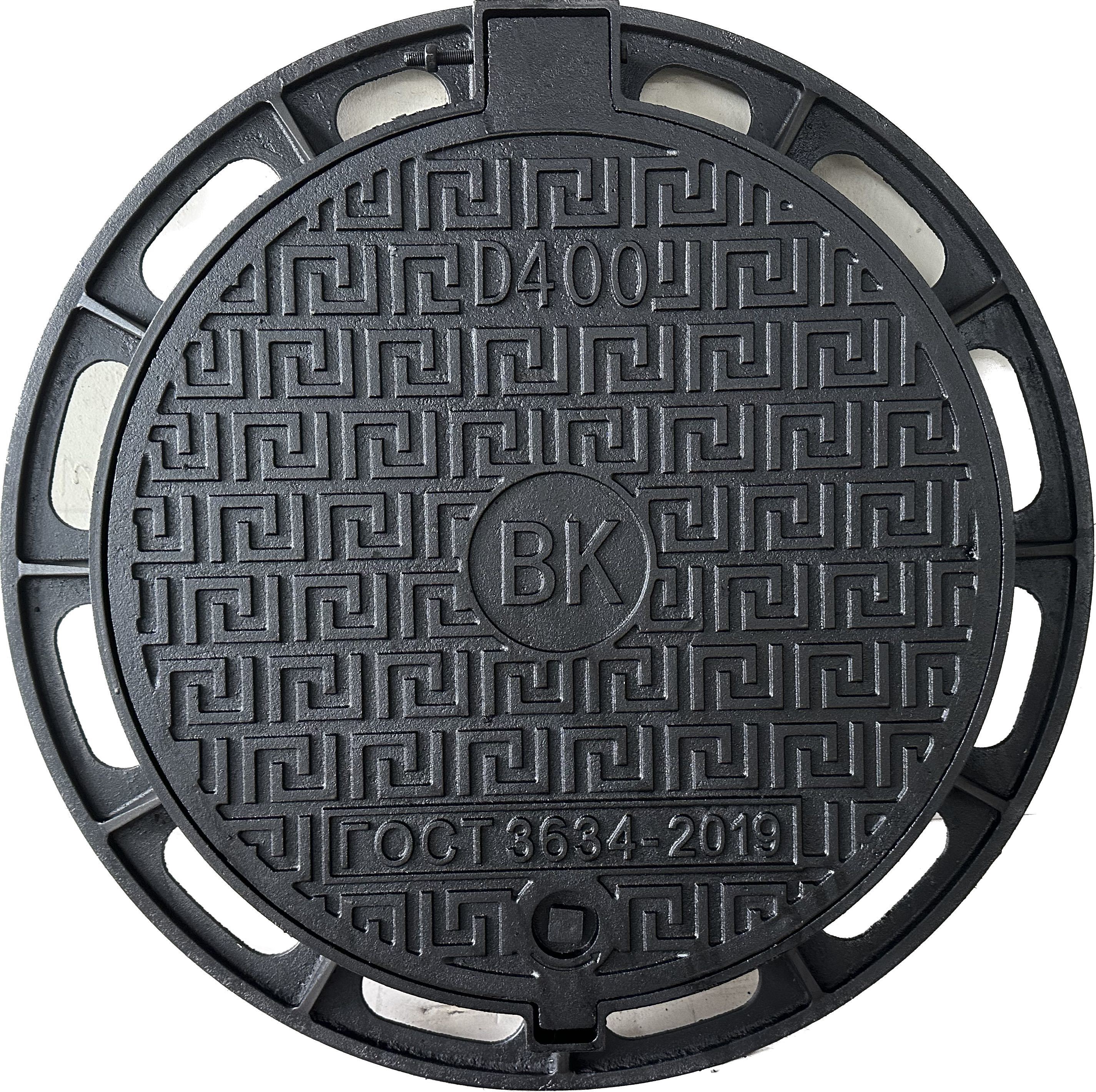 High-strength ductile iron manhole cover