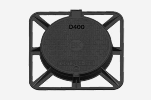 High-strength ductile iron manhole cover