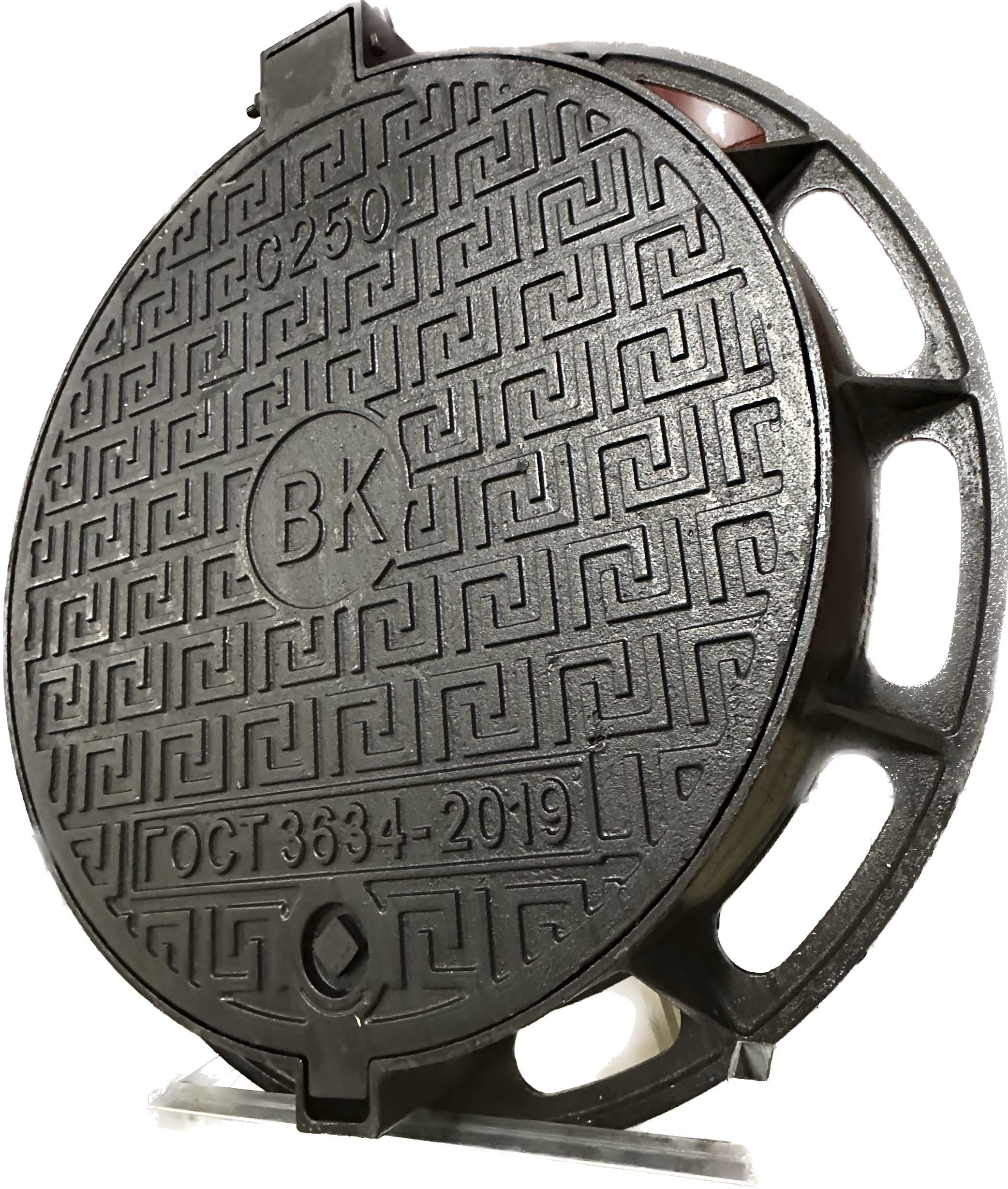 High-strength ductile iron manhole cover
