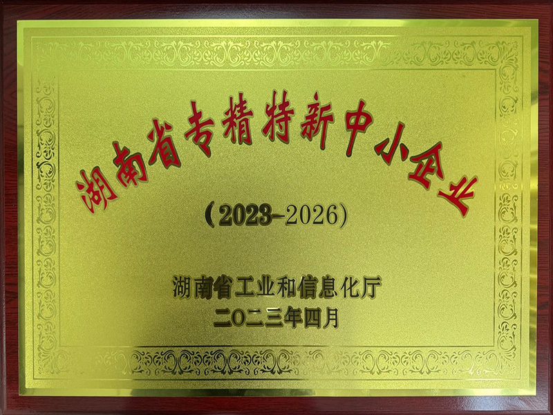 湖南省专精特新中小企业 湖南省专精特新中小企业