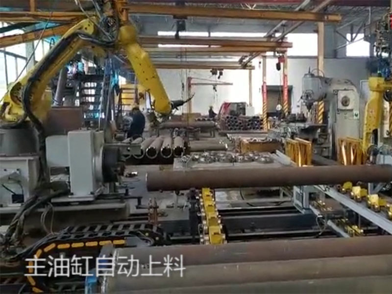 Cylinder welding production line (construction machinery)