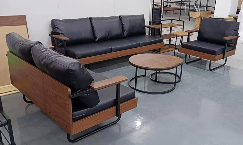 Steel Wood Sofas