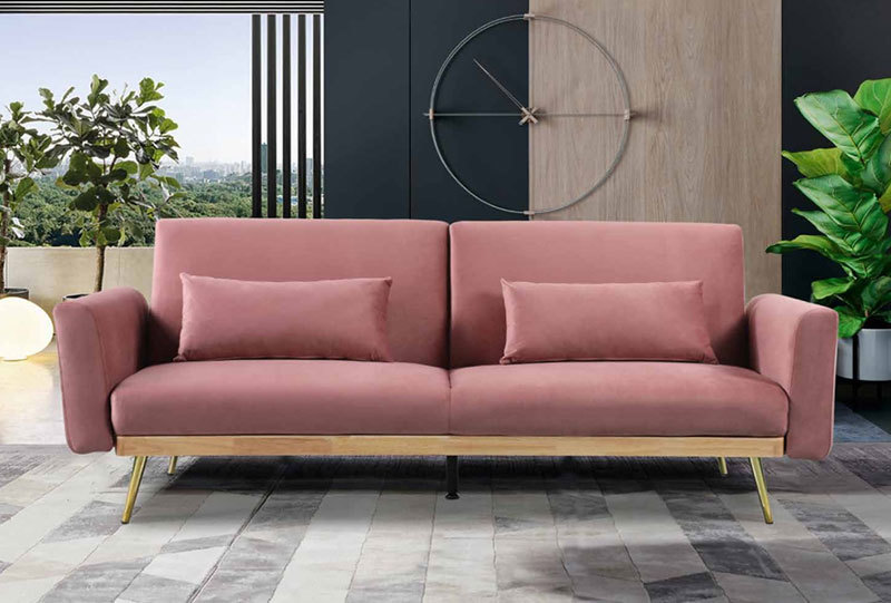 Fabric Sofa 2 Seat Modern