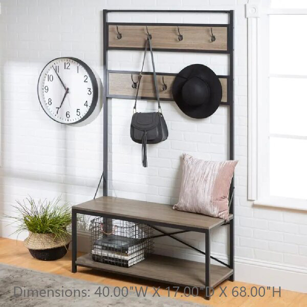 Garment Rack With Shelf