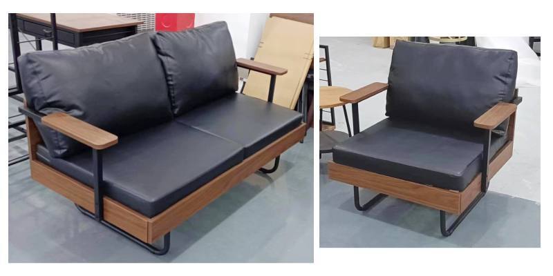 Steel Wood Sofas