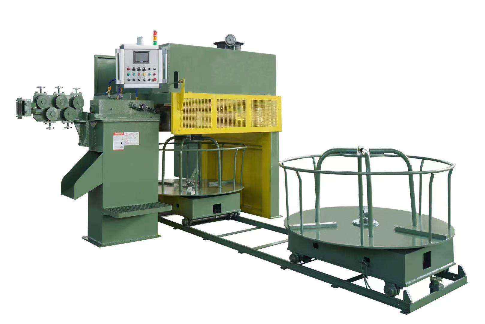 Inverted wire drawing machine