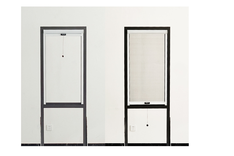 Up and down telescopic screen