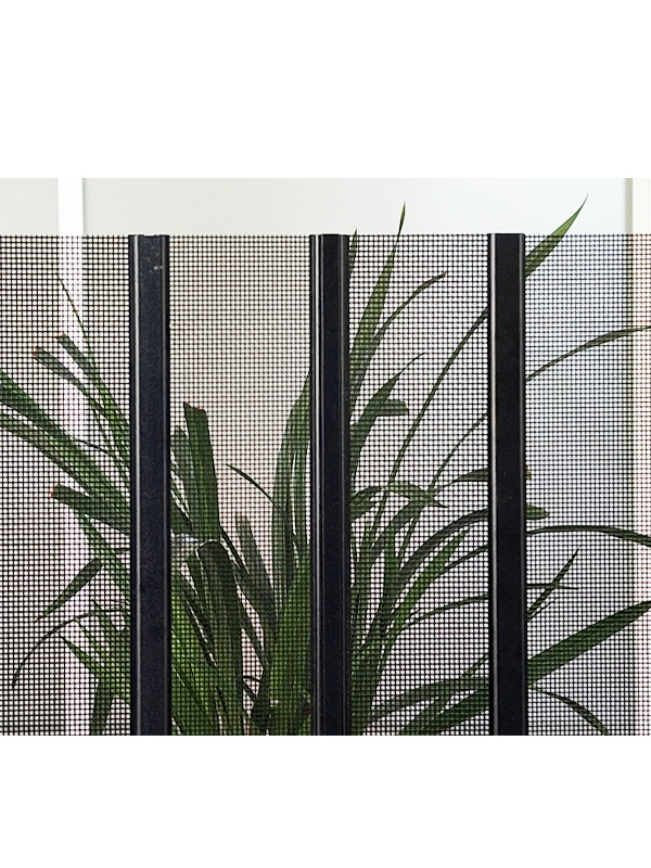 Punched folded flat net