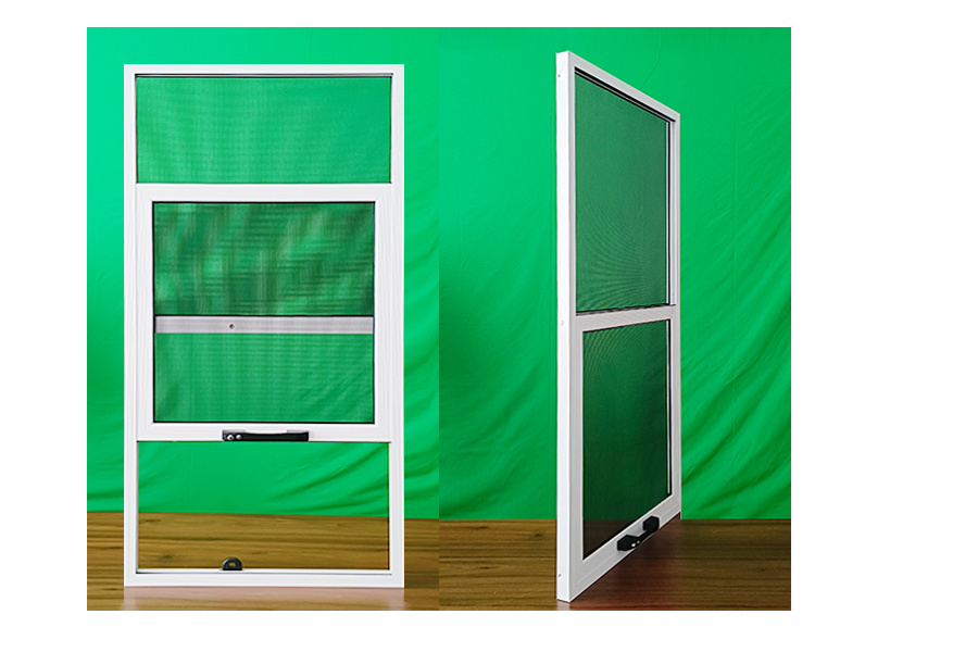 Aluminum sliding anti-mosquito screen