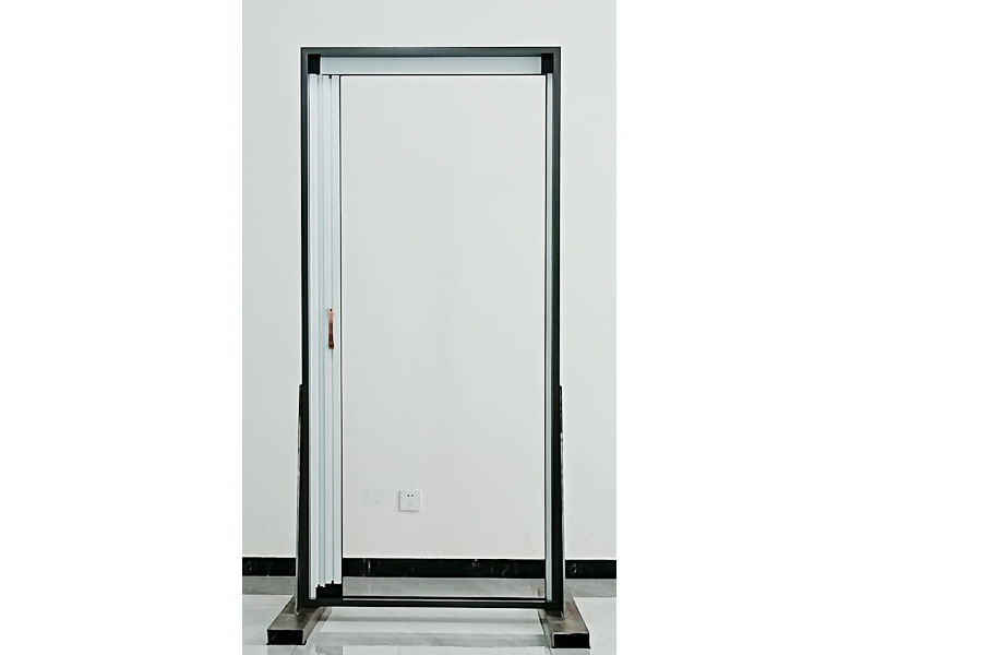 Single folding screen door