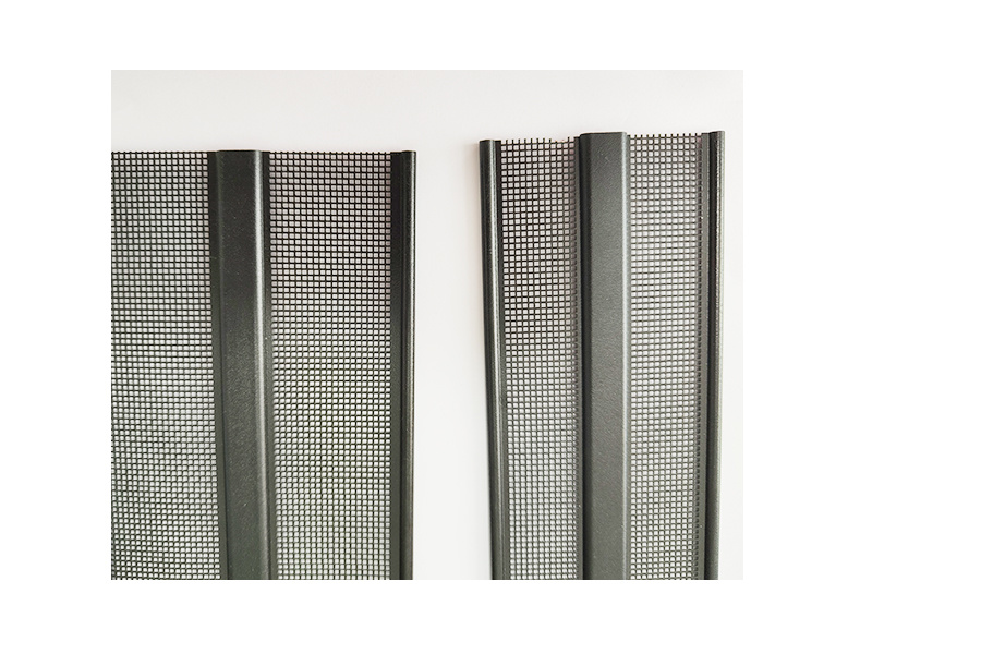 Punched folded flat net
