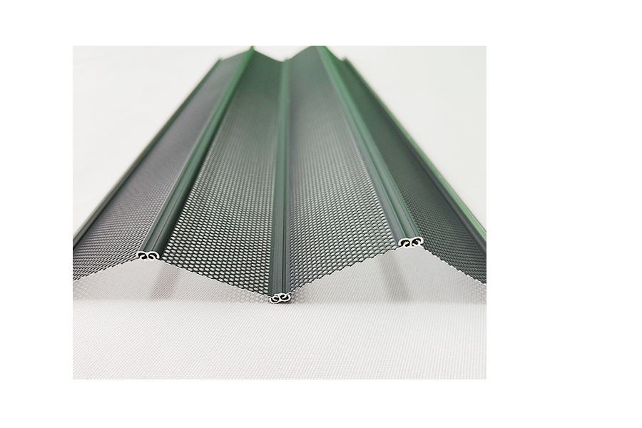 Punched folded V-net